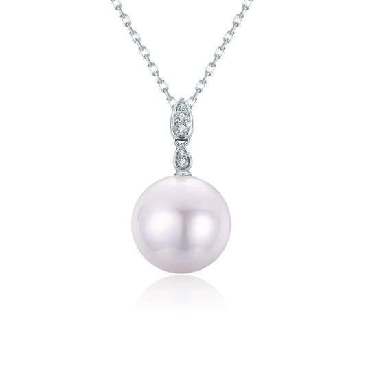G14k French Vintage Style Pearl Pendant