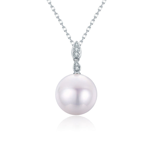 G14k French Vintage Style Pearl Pendant