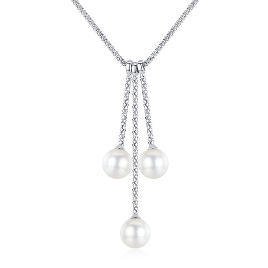 Forever Three Edison Pearl Necklace
