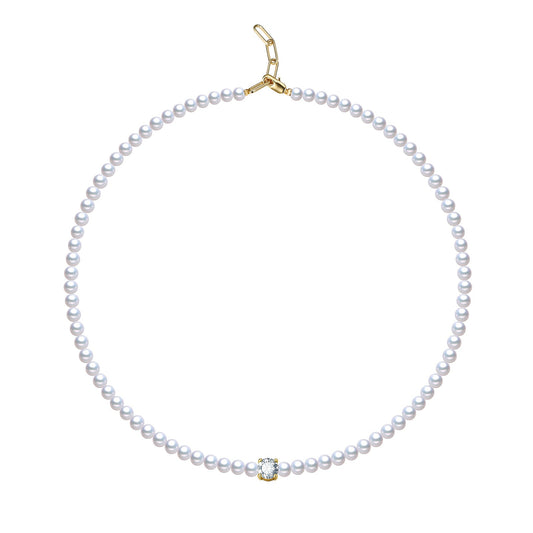 Twilight Elegant Pearl Choker Necklace