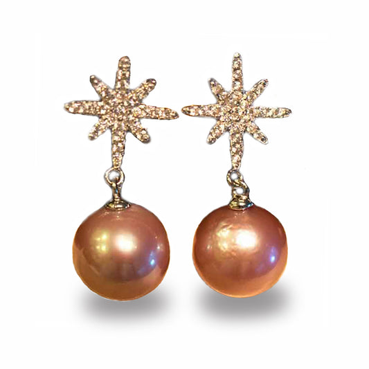 ELEGANT STAR EDISON PEARL EARRINGS - Timeless Pearl