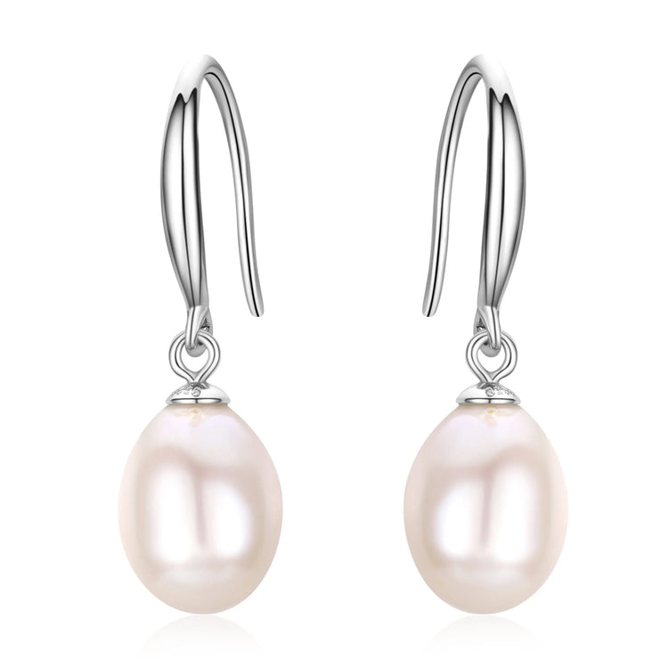 Rain Drop Earrings - Timeless Pearl