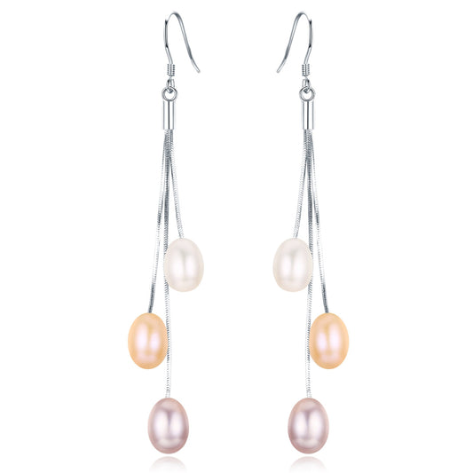Colorful Drop Earrings - Timeless Pearl