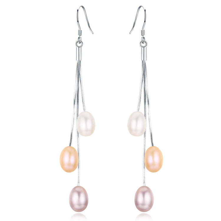 Colorful Drop Earrings - Timeless Pearl