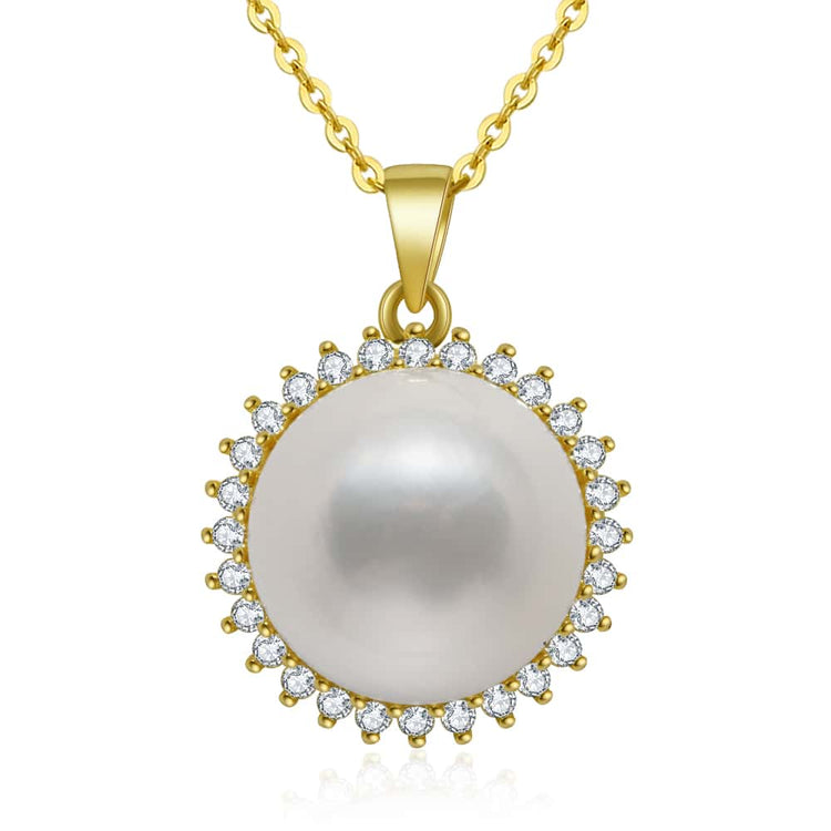 Shining Sunflower Edison Pearl Necklace - Timeless Pearl