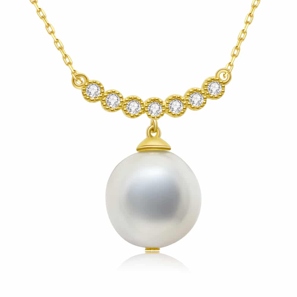 Smiling Pearl Necklace - Timeless Pearl