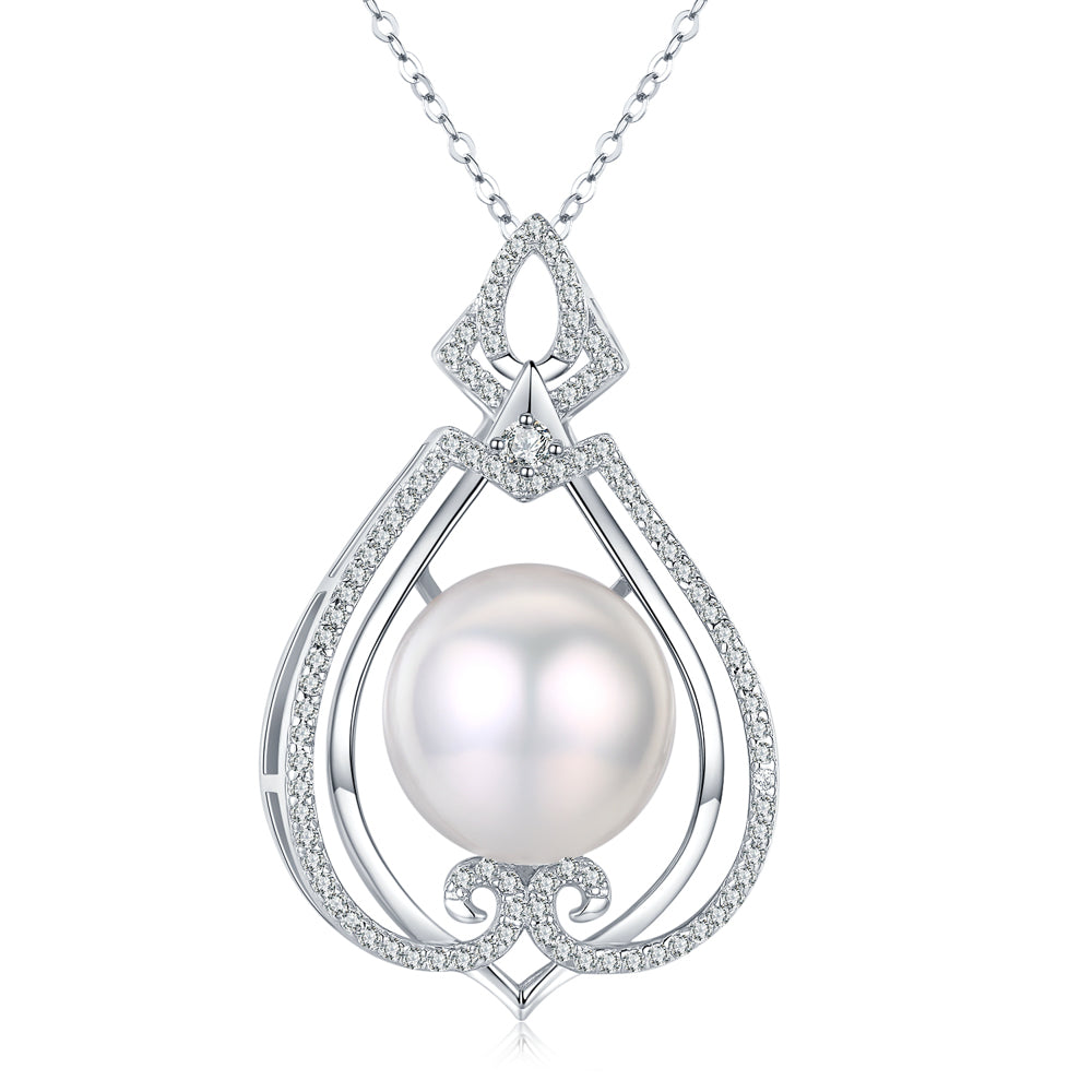 Enchanted Trine Pearl Necklace - Timeless Pearl