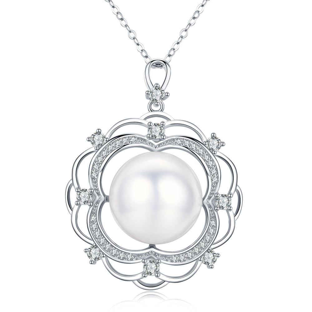 Soft Square Pearl Necklace - Timeless Pearl