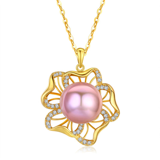 Cherry Blossom Pearl Necklace - Timeless Pearl