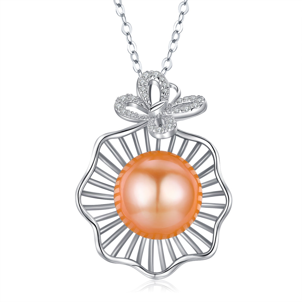 Orange Oasis Pearl Necklace - Timeless Pearl