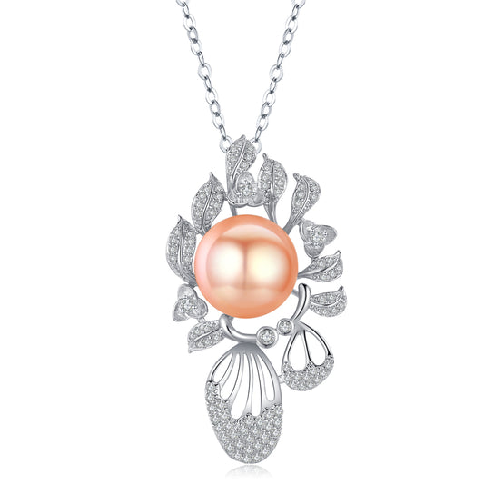 Peach Paradise Pearl Necklace - Timeless Pearl