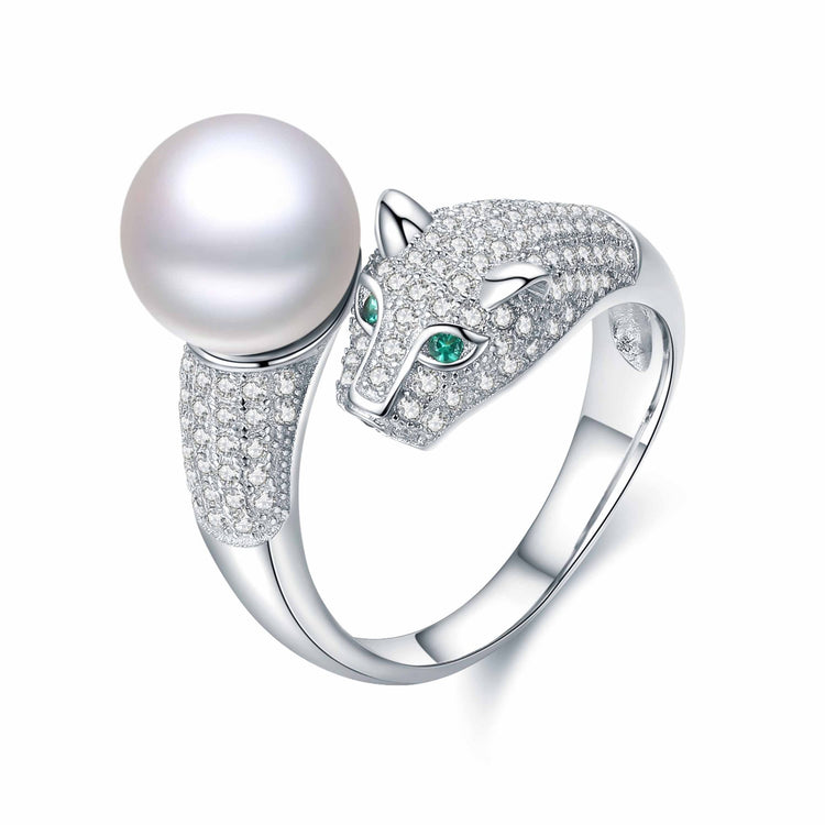Panther Pearl Ring - Timeless Pearl
