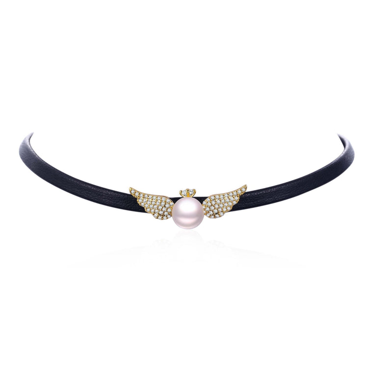 Winning Wings Pearl Choker - Timeless Pearl