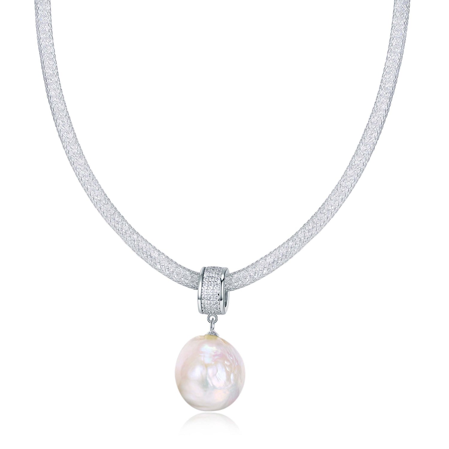 GIANT BAROQUE PEARL FORTUNE ROLL NECKLACE - Timeless Pearl