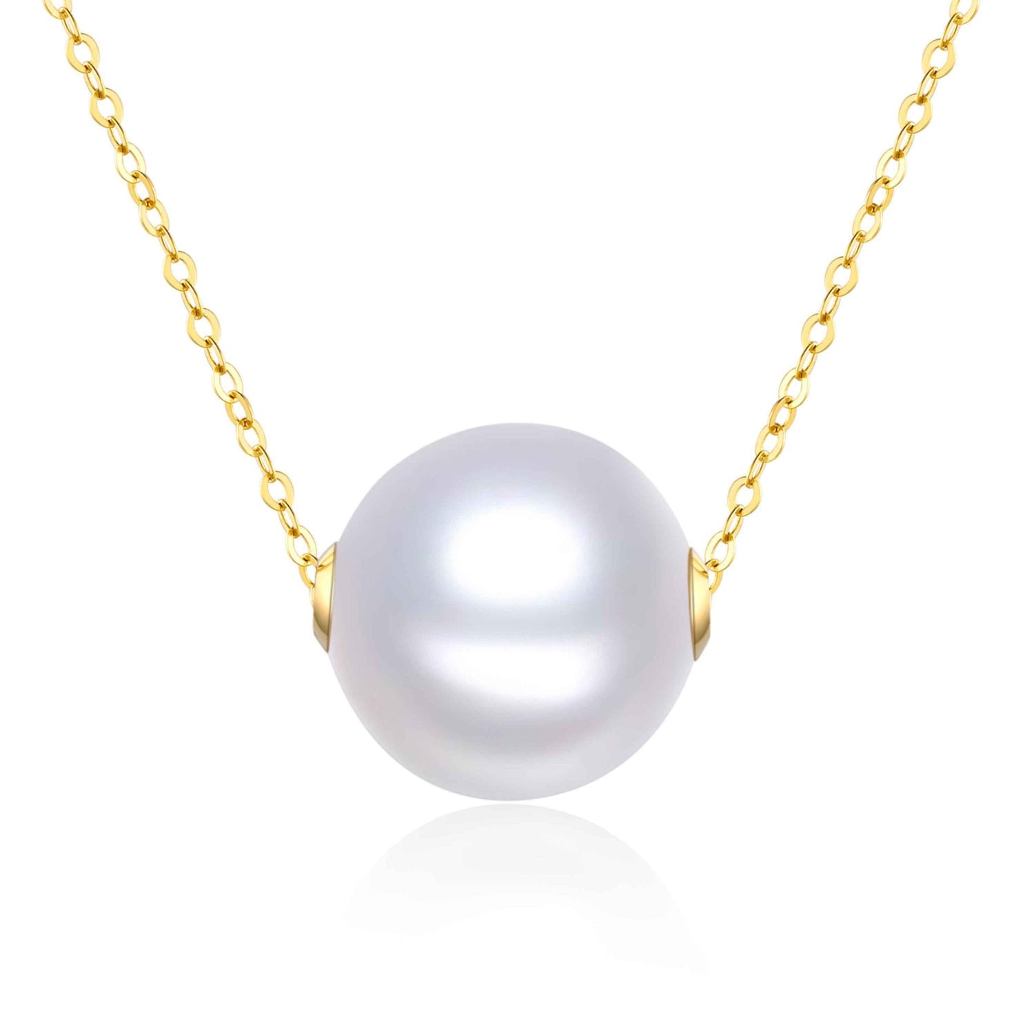G18k Pearl of Appreciation Edison Pearl Necklace Series - Timeless Pearl