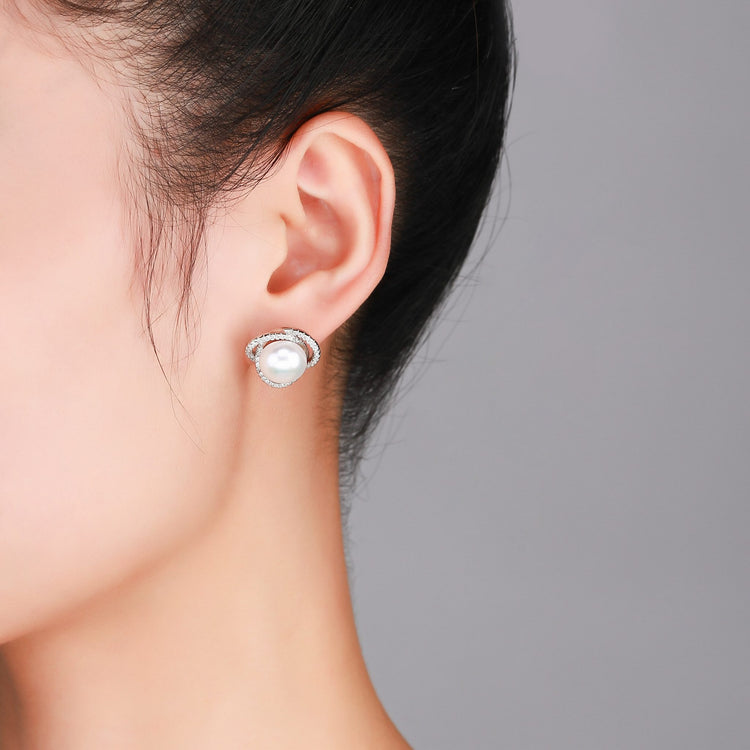 Sunshine Pearl Earrings - Timeless Pearl