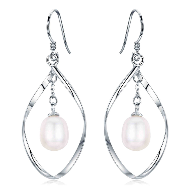 Center of the Universe Pearl Earrings - Timeless Pearl