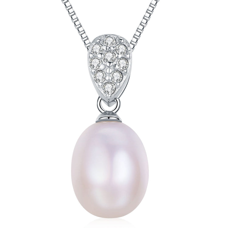 Simple Elegance Drop Pearl Necklace - Timeless Pearl