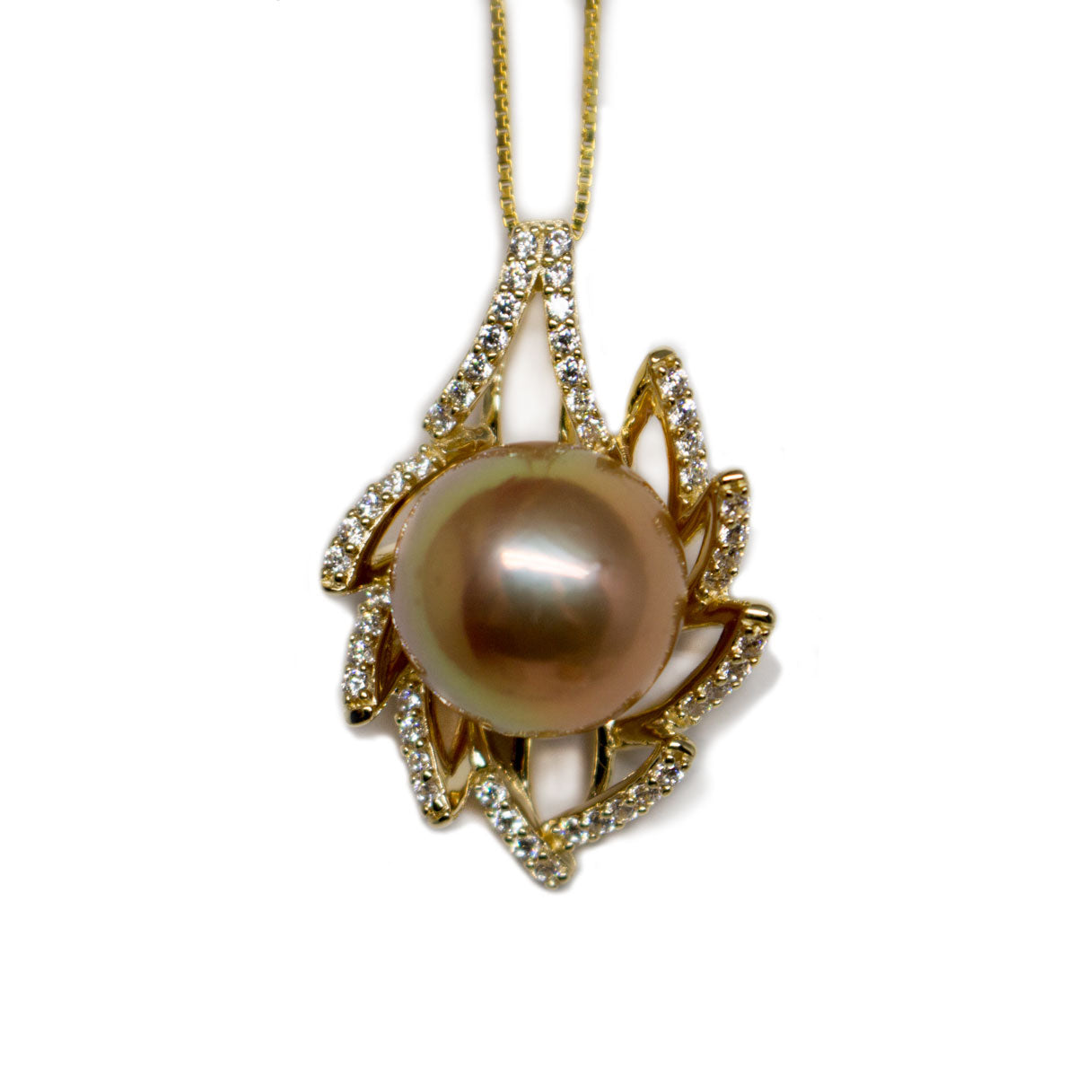 Burning Flame Edison Pearl Necklace - Timeless Pearl