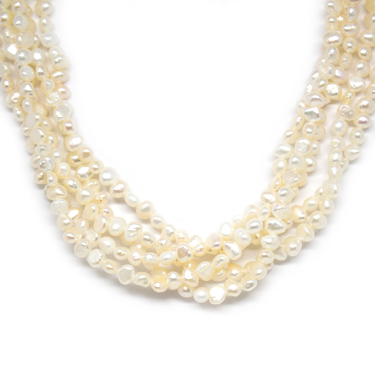 Elegant Baroque Pearl Necklace - Timeless Pearl