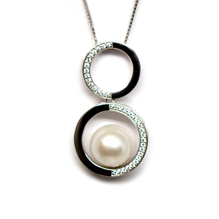 Infinity Edison Pearl Necklace - Timeless Pearl