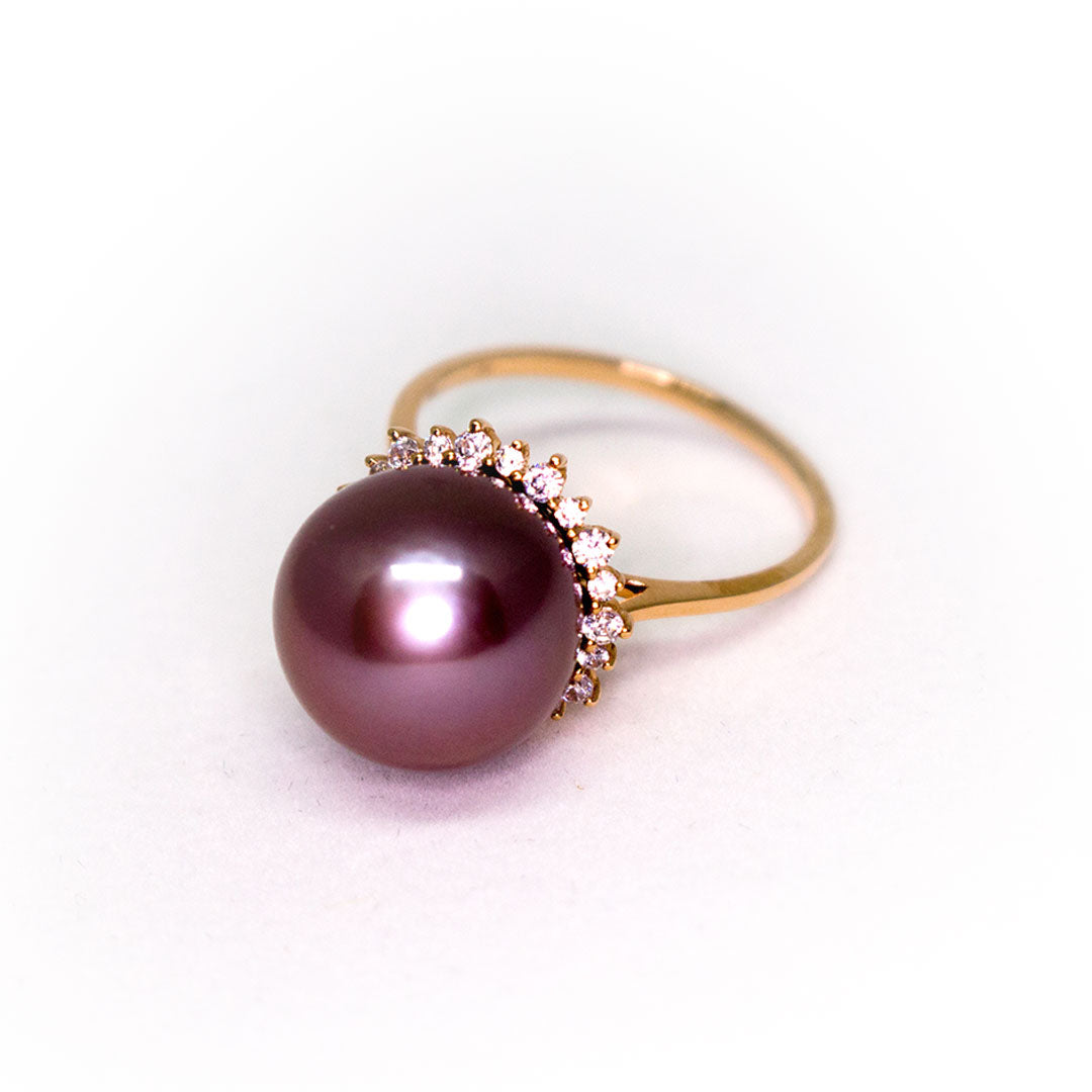 Mystery Miss Purple Edison Pearl Ring - Timeless Pearl