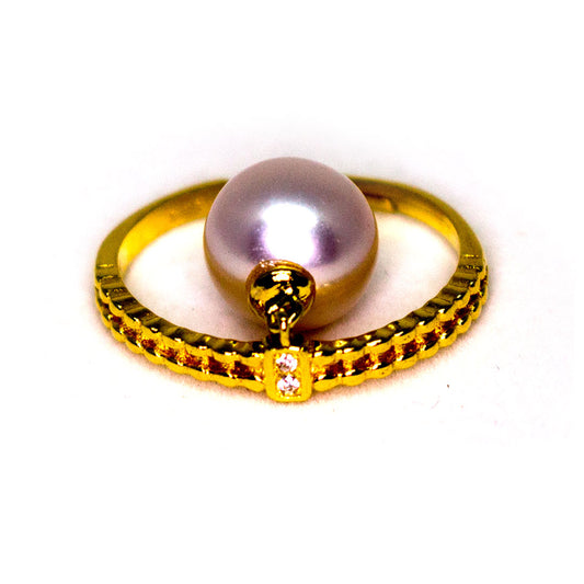 ANTIQUE GOLDEN PEARL RING - Timeless Pearl