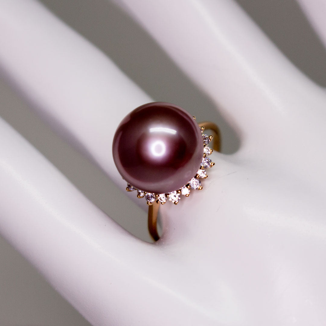 Mystery Miss Purple Edison Pearl Ring - Timeless Pearl