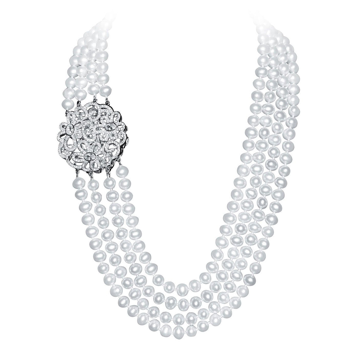 Flower Of Life Pearl Necklace - Timeless Pearl