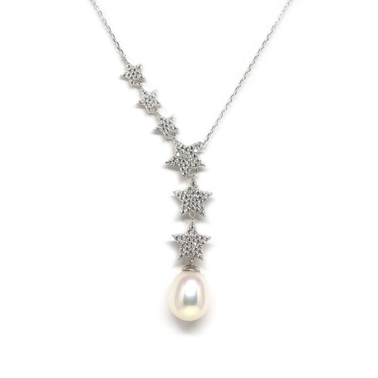 The Starry Night Pearl Necklace - Timeless Pearl