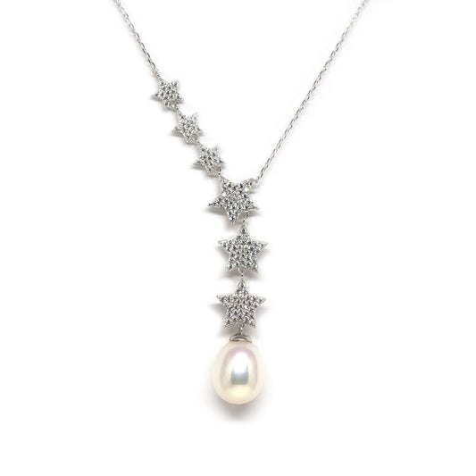The Starry Night Pearl Necklace - Timeless Pearl