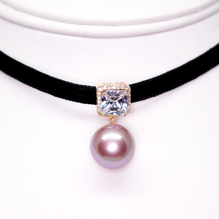 Elegant Giant Edison Pearl Choker - Timeless Pearl