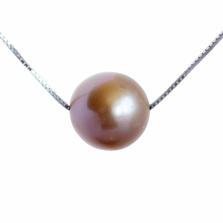 Pearl of Appreciation - Edison Pearl Necklace Silver Collection
