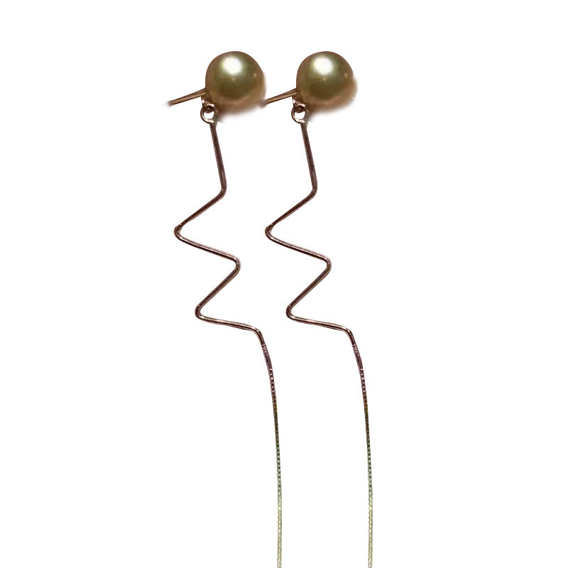 Golden Signature Southsea Pearl Earrings - Timeless Pearl