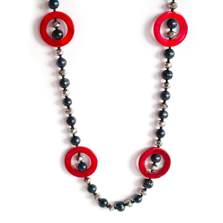 Cheerful Day Fashion Pearl Necklace - Timeless Pearl