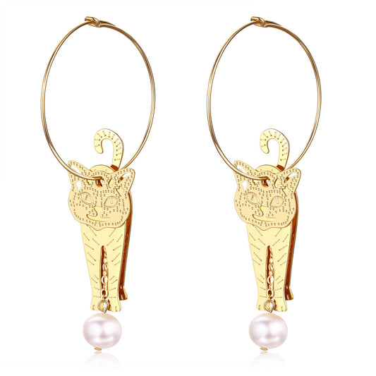 14K Gold Filled Cat Pearl Earrings - Timeless Pearl