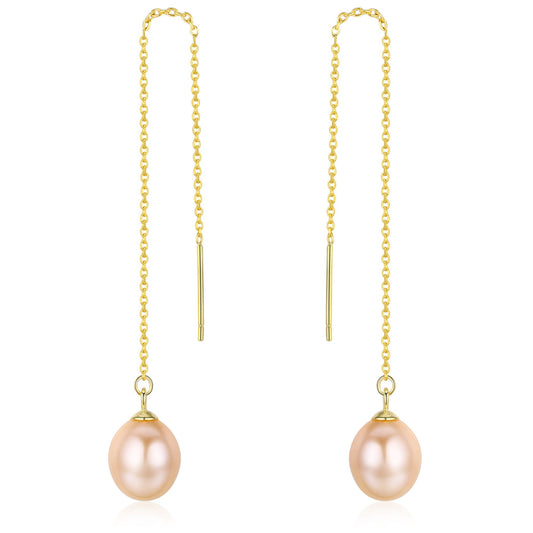 Elegant Pearl Drop Earrings - Timeless Pearl