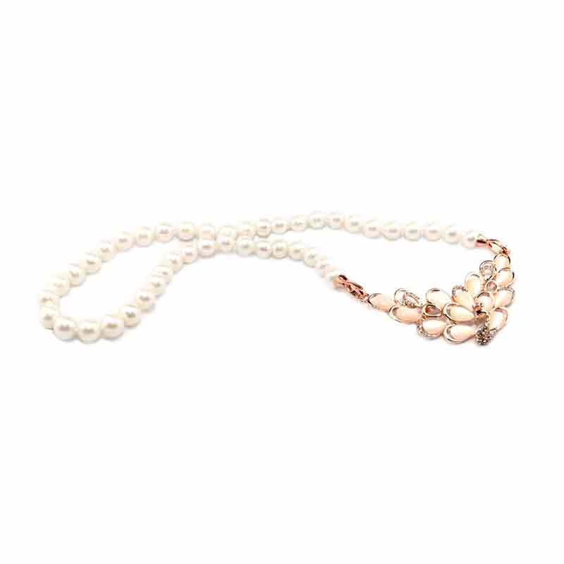 Peacock Pearl Necklace - Timeless Pearl