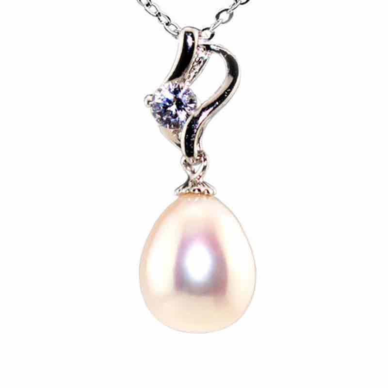 Eye of Zircon Pearl Necklace - Timeless Pearl