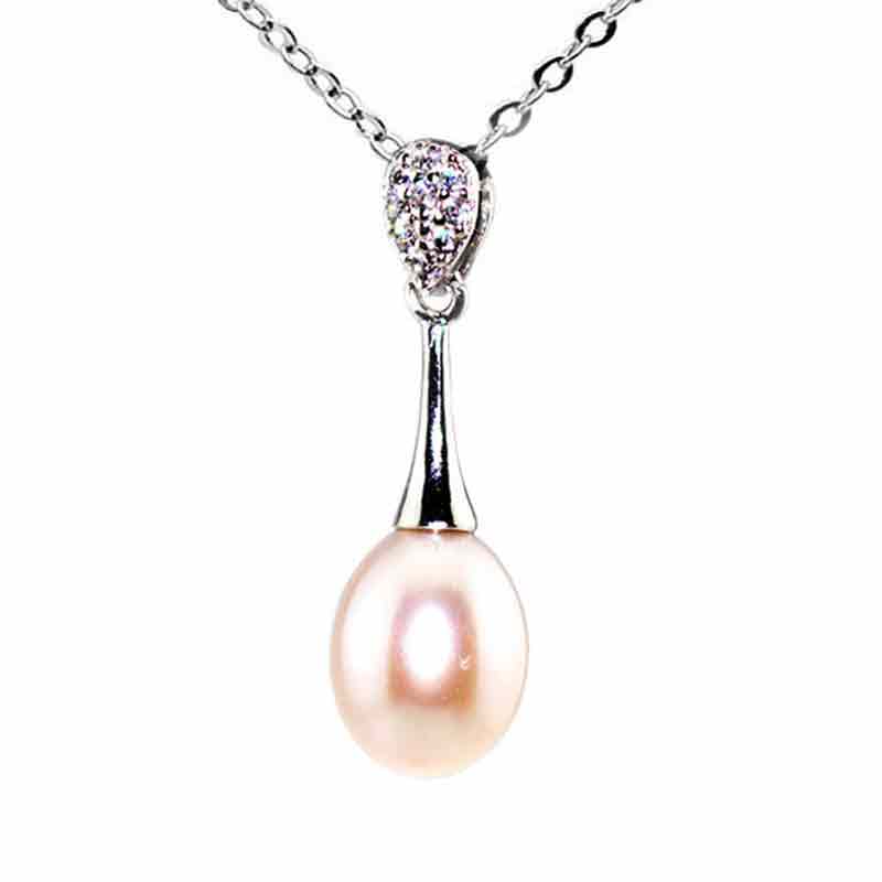 White Drop Pearl Necklace - Timeless Pearl