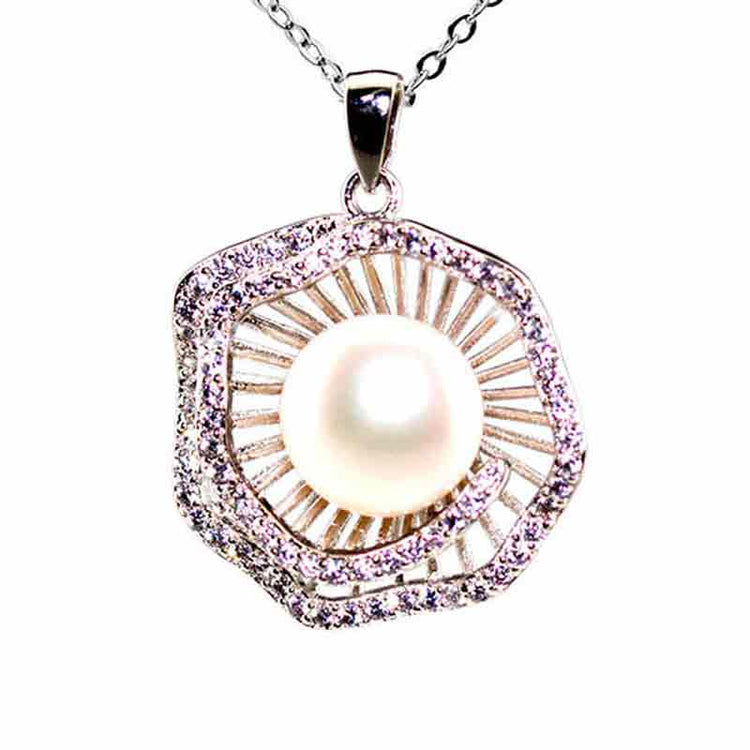 Spiral Pearl Necklace - Timeless Pearl