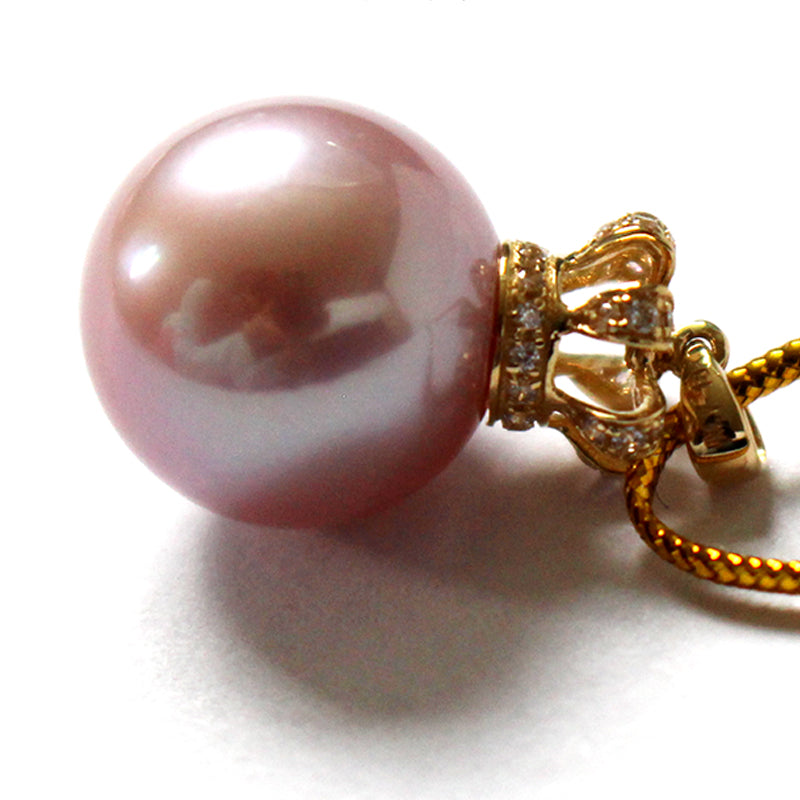 QUEEN PINK PURPLE Edison PEARL Necklace - Timeless Pearl