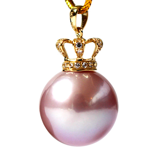 QUEEN PINK PURPLE Edison PEARL Necklace - Timeless Pearl