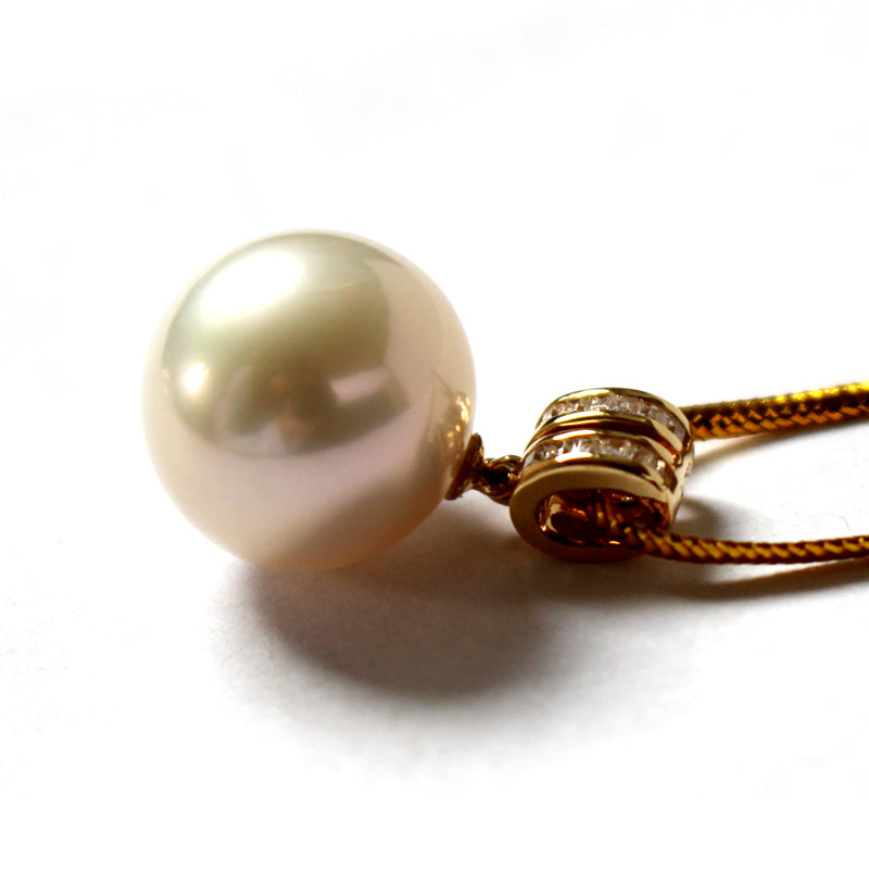 GOLDEN CIRCLE EDISON PEARL NECKLACE - Timeless Pearl