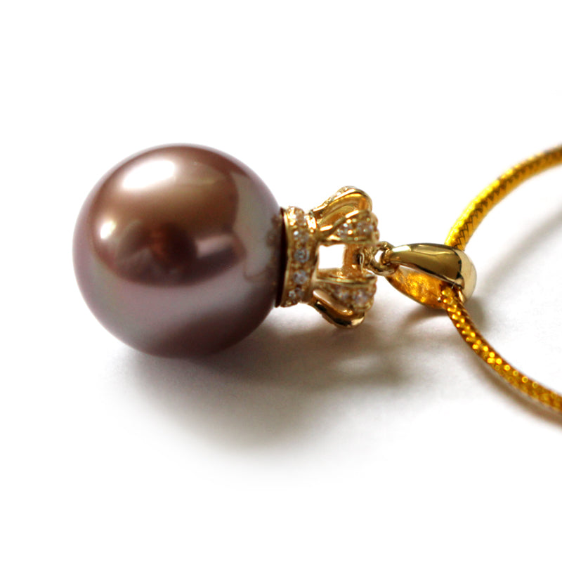 QUEEN CHOCOLATE Edison PEARL Necklace - Timeless Pearl