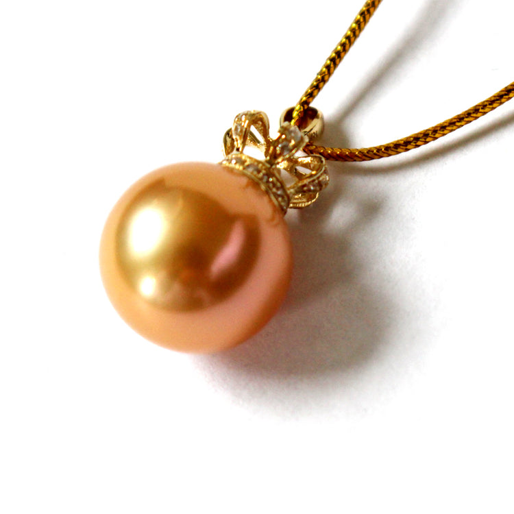 QUEEN GOLDEN EDISON PEARL NECKLACE - Timeless Pearl
